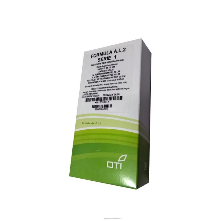 FORMULA AL 1 SERIE 3 COMPOSTO 20 FIALE IDROALCOLICHE 2ML