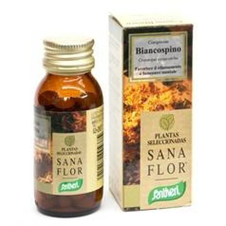 Santiveri Sanaflor Biancospino Integratore per il sistema nervoso 70 Compresse