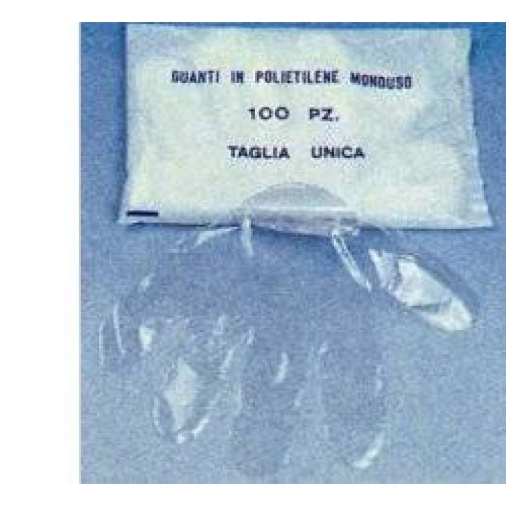 Farmacare Guanto in PVC Misura Unica 100 pezzi