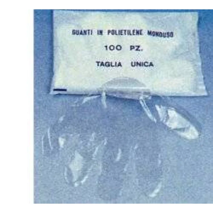 Farmacare Guanto in PVC Misura Unica 100 pezzi
