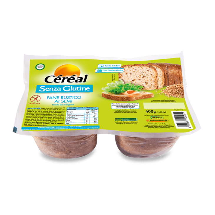 Cereal Pane Rustico Ai Semi Senza Glutine 400 g