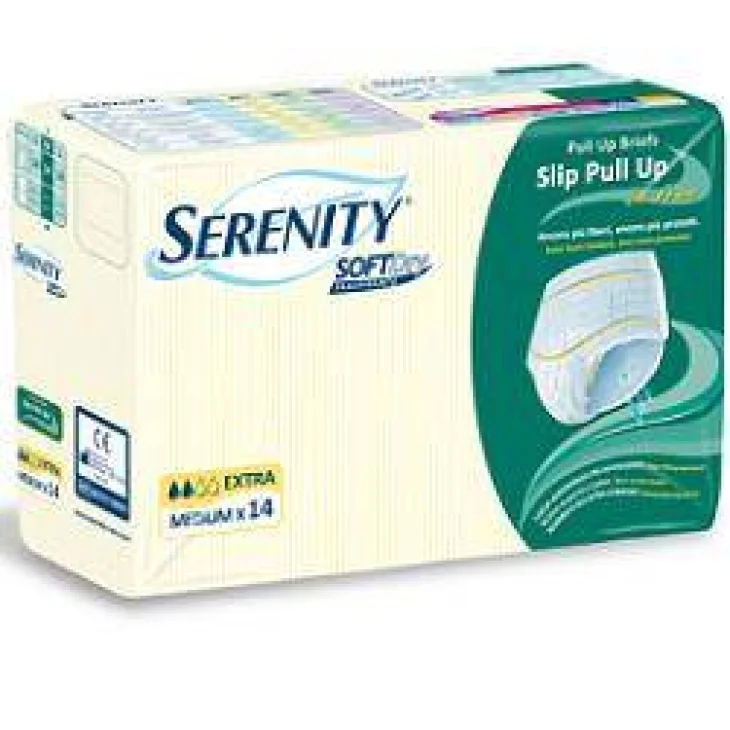 Serenity SOFTDry Slip Pull Up be Free Pannolone a Mutandine Extra Medium 14 Pezzi