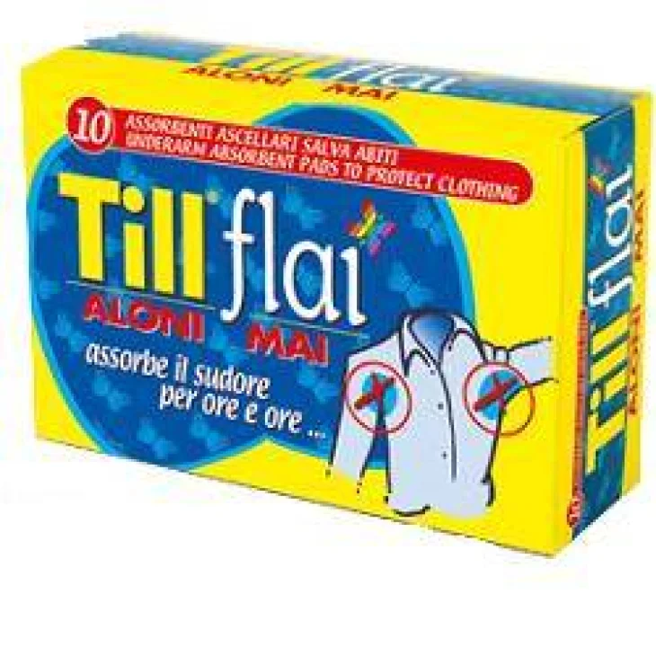 Till Flai Assorbenti Ascellari Salva Abiti 10 pezzi
