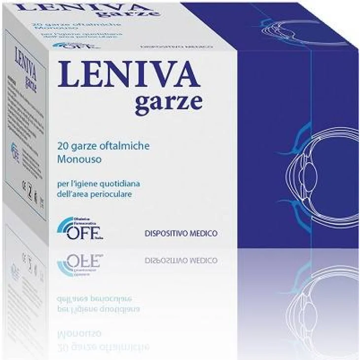Leniva Garze Monouso Oftalmiche 20 pezzi
