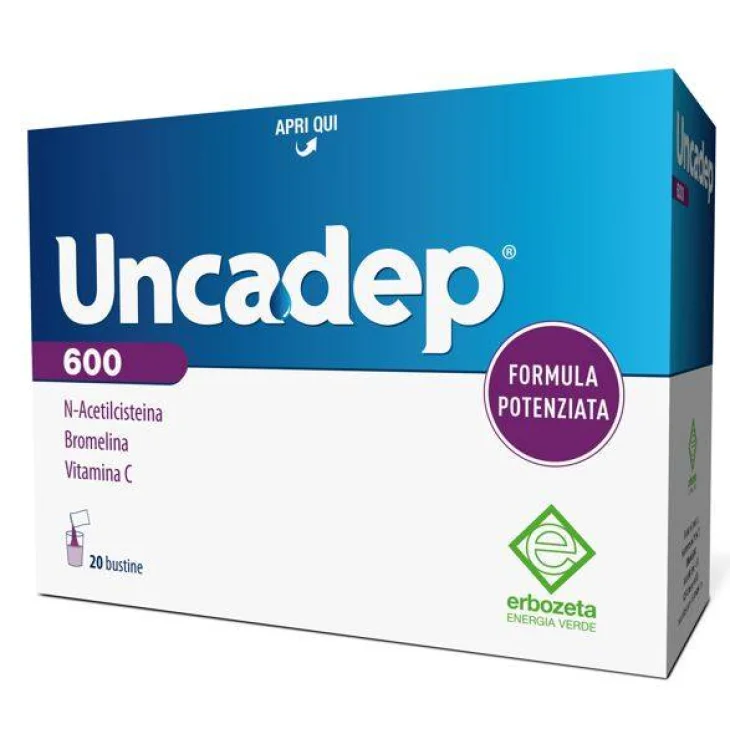 Uncadep 600 Integratore decongestionante 20 Bustine