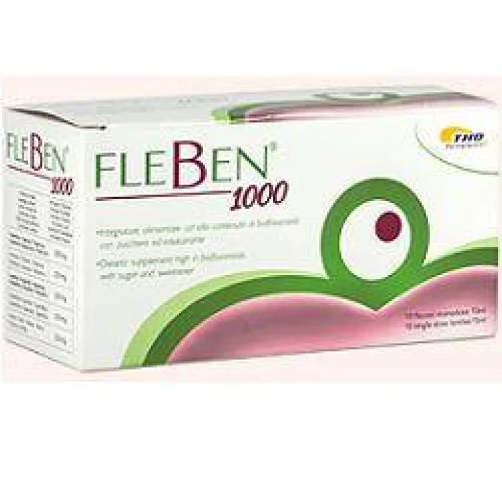 Fleben 1000 Integratore ad Alto Contenuto di Bioflavonoidi 10 Flaconcini 15 ml