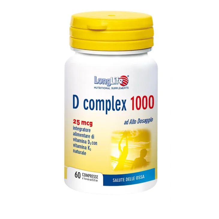 Longlife D Complex 1000 Integratore Vitamina D 60 compresse
