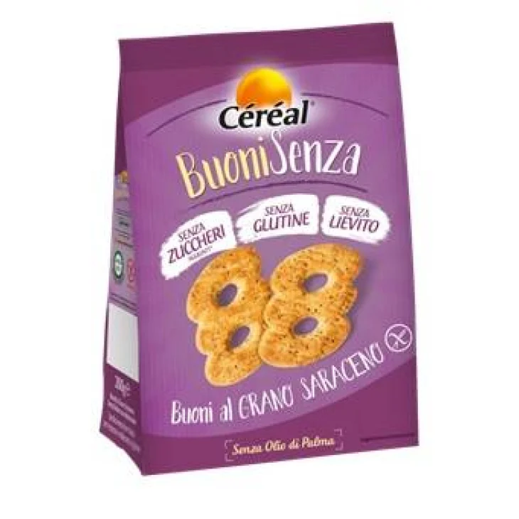 Cereal Buoni Senza Biscotti al Grano Saraceno Senza Glutine 200 g