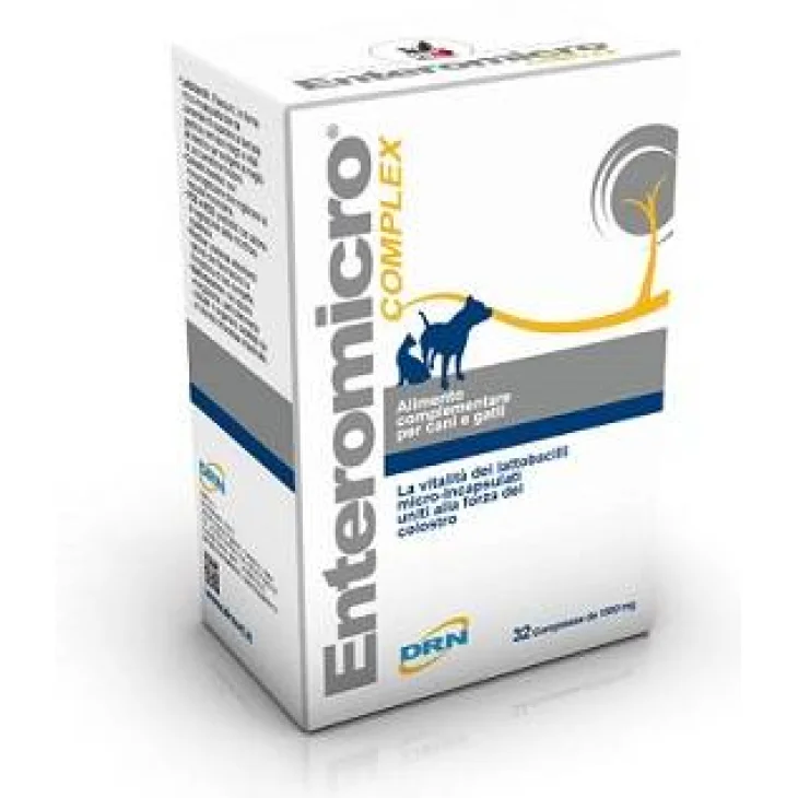 Enteromicro Complex Complemento per Cani e Gatti 32 Compresse