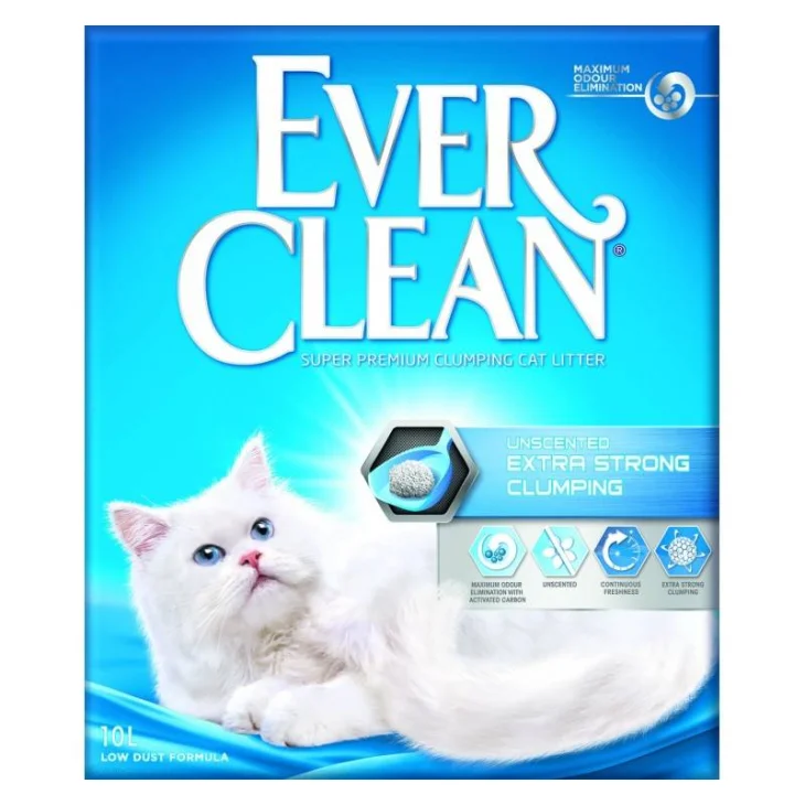 Ever Clean Extra Strong Unscented Lettiera per Gatti 10 l