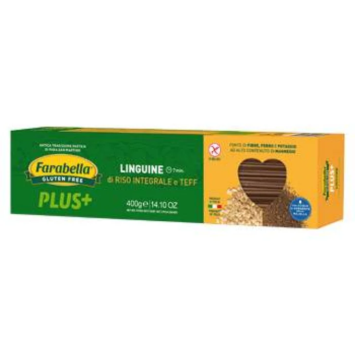 Farabella Linguine di Riso Integrale e Teff Senza Glutine 400 g