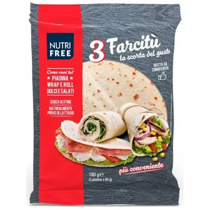 Nutrifree Farcitu Piadina senza glutine 3 x 60 g