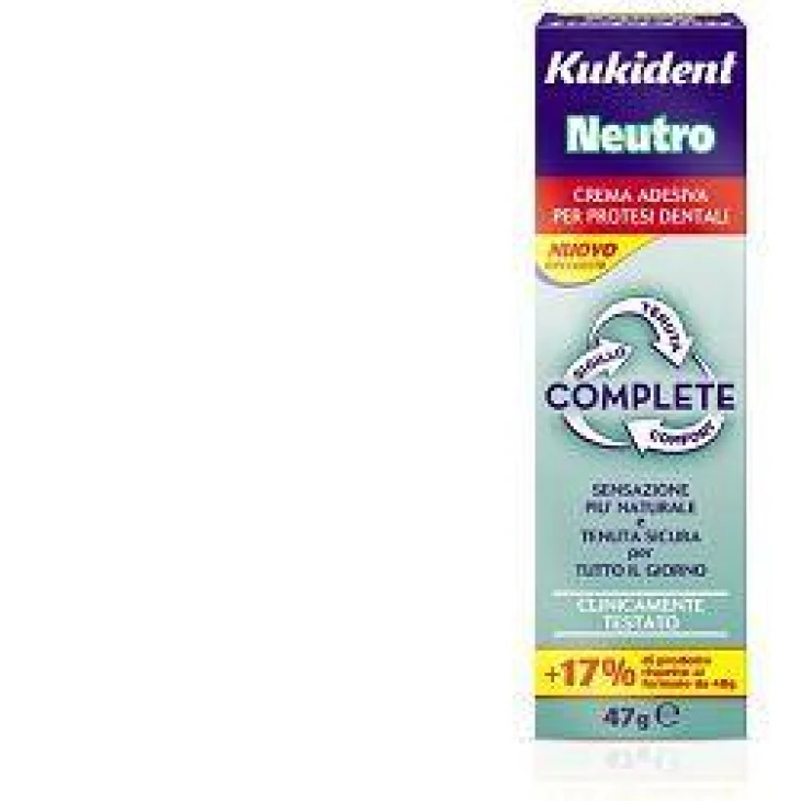 KUKIDENT NEUTRO COMPLETE CREMA ADESIVA PER PROTESI DENTARIE47 G