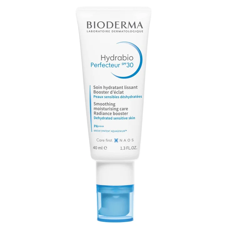 Bioderma Hydrabio Perfecteur SPF 30 Crema Idratante Levigante Pelle Sensibile Disidratata 40 ml