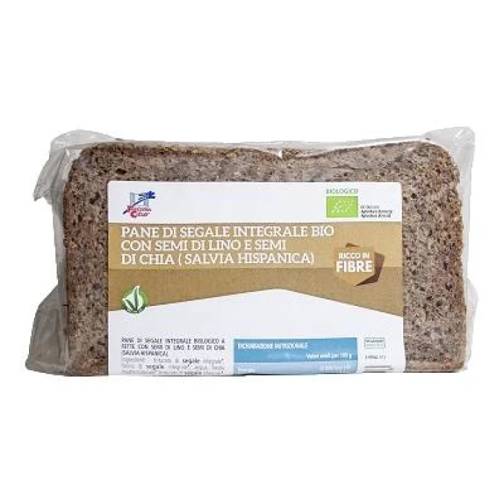 Finestra su Cielo Pane Di Segale Integrale Con Semi Di Lino E Semi Di Chia Bio 500 g