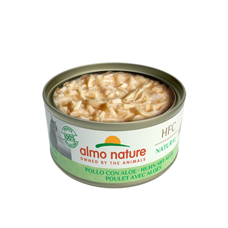 Almo Nature Hfc Cat Light Cibo umido per gatti con Pollo Con Aloe 70 g