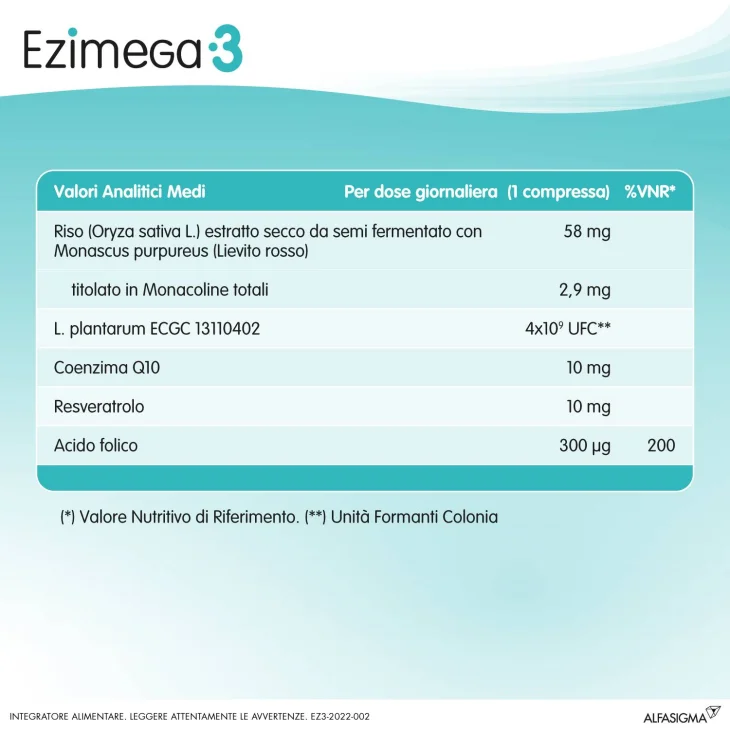 Ezimega 3 Integratore per la flora batterica intestinale 20 Compresse