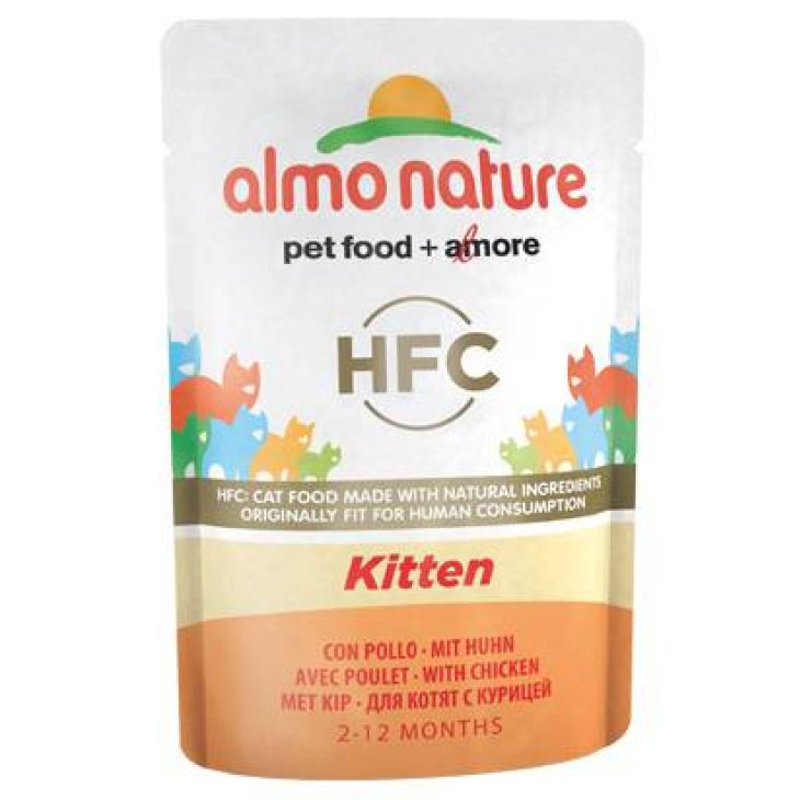 Almo Nature Kitten con Pollo Alimento per gatti adulti 55 g