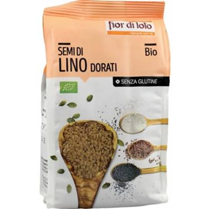 Fior di Loto Biotobio Semi di Lino dorati Bio 400 g