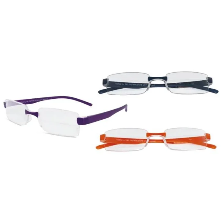 Occhiale Da Lettura Premontato Twins Silver Triple +2,50 Diottrie