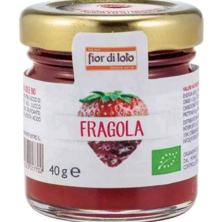 Fior di Loto Minicomposta alla Fragola Biologica 40 g