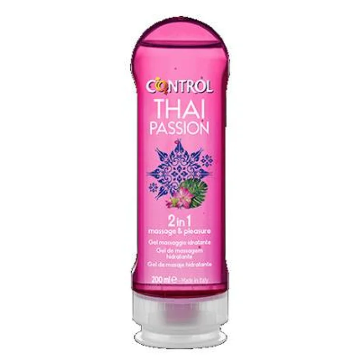Control Gel per Massaggi 2 in 1 Thai Passion Idratante e Lubrificante 1 pezzo