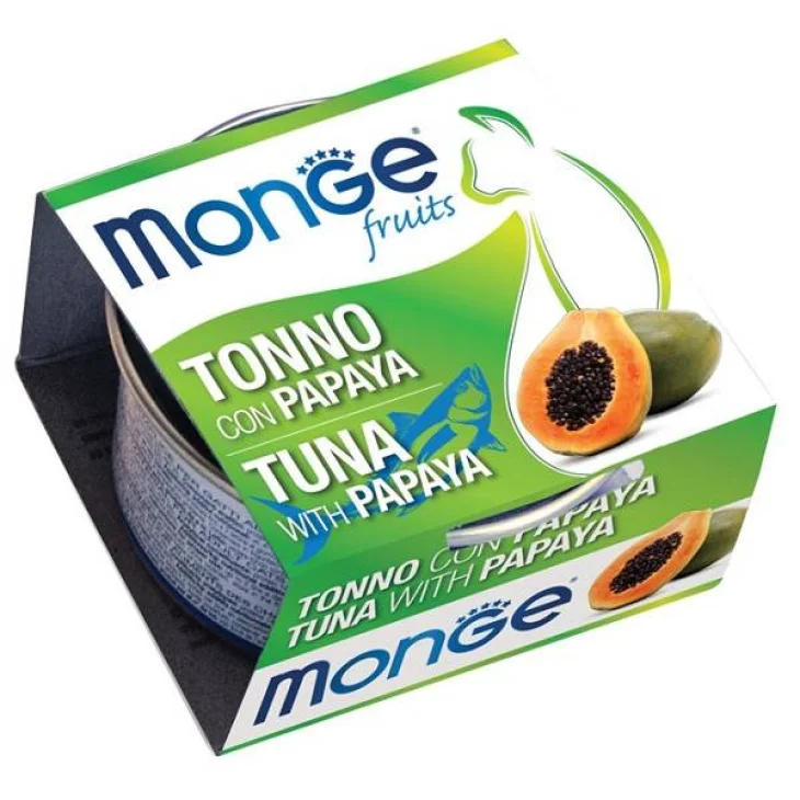 Monge Fruits Tonno con Papaya Cibo Umido per Gatti 80 g