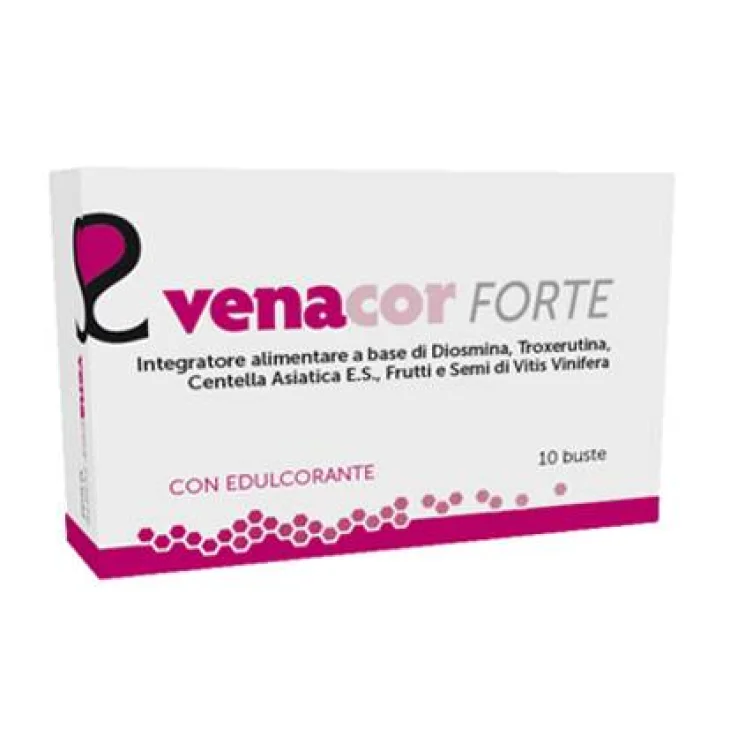 Venacor Forte Integratore per il microcircolo 10 Bustine