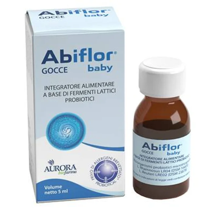 Abiflor Gocce Baby Fermenti Lattici 5 Ml