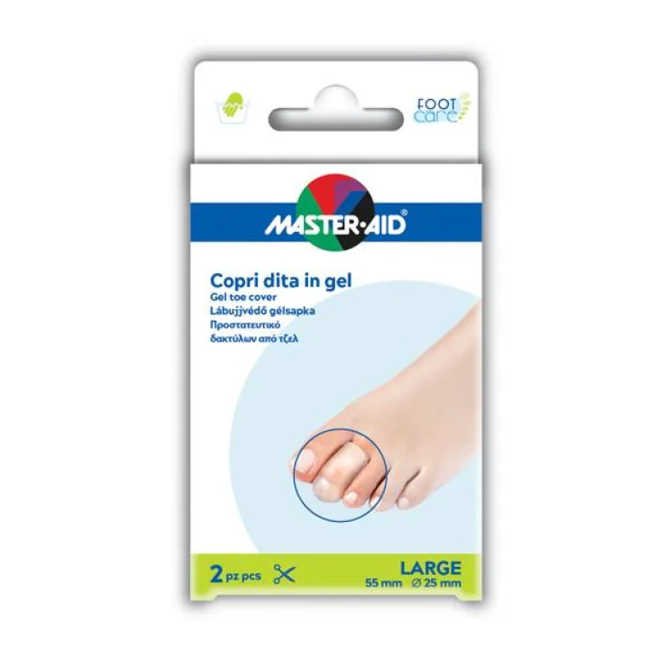 Master Aid Copri dita in gel Taglia L 2 pezzi