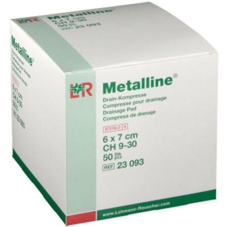 Metalline Drain Compresse 6X7 Medicazione 1 pezzo