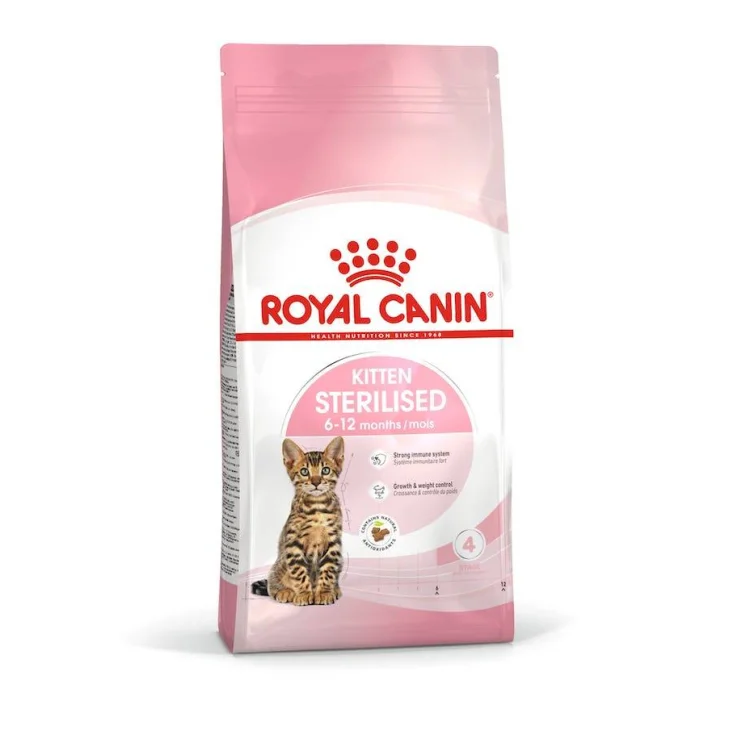 Royal Canin Feline Health Nutrition Kitten Sterilised Cibo Secco per Gattini Sterilizzati 400 g