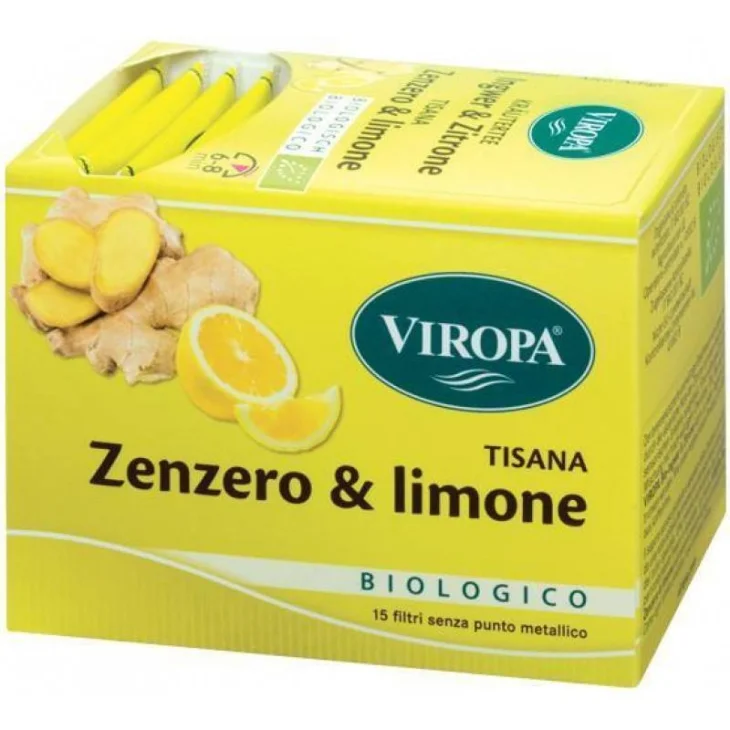 Viropa Zenzero e Limone Infuso Bio 15 Filtri