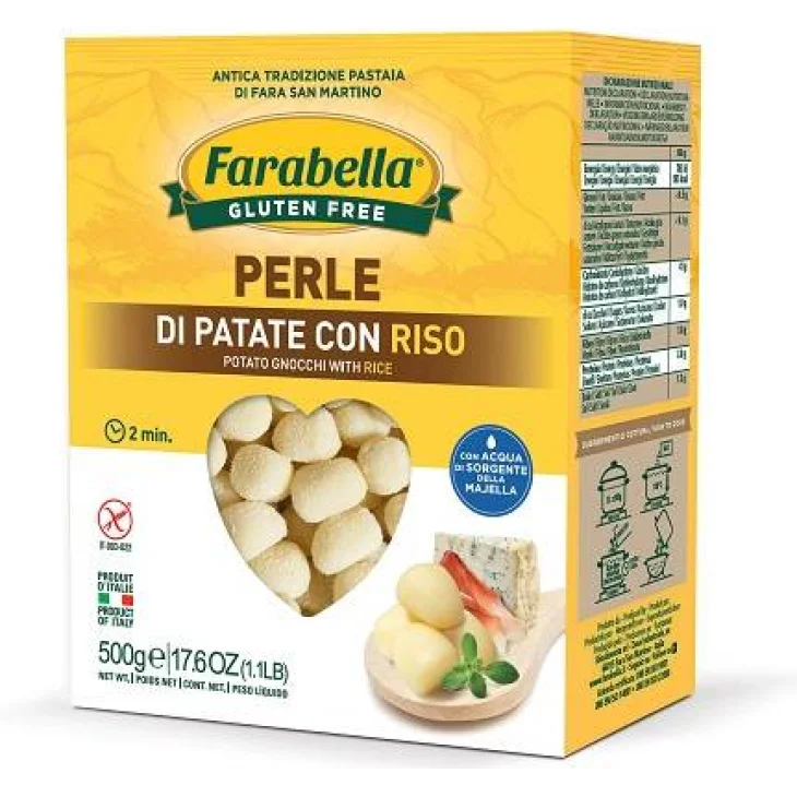 Farabella Perle di Patate con Riso Gnocchi di patate senza glutine 500 g