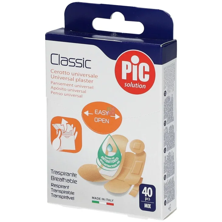 Pic Cerotto Classic Antibatterico 40 Pezzi Mix