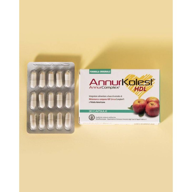 AnnurKolest Hdl Integratore per il Colesterolo 30 Capsule