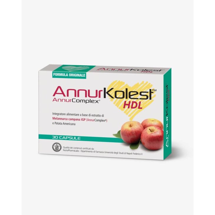AnnurKolest Hdl Integratore per il Colesterolo 30 Capsule