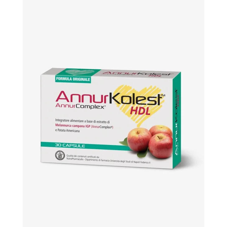 AnnurKolest Hdl Integratore per il Colesterolo 30 Capsule