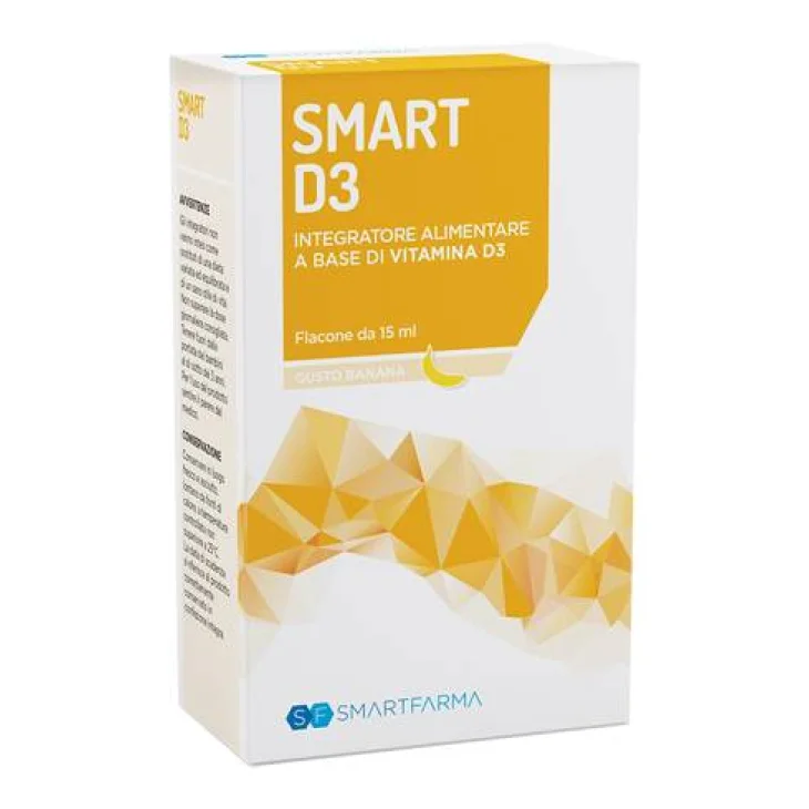 Smartfarma Smart D3 Gocce per ossa e muscoli 15 ml Gusto Banana