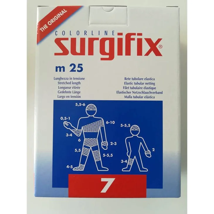 Surgifix Bende a Rete tubolari sterilizzabile in autoclave Misura 7 25 M