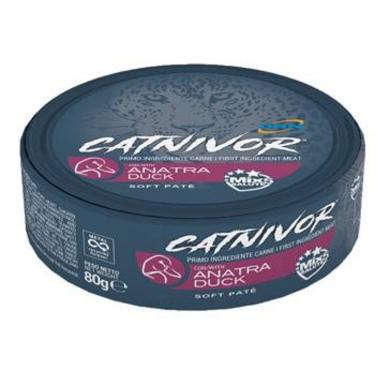 Catnivor Anatra Alimento per gatti adulti 80 g