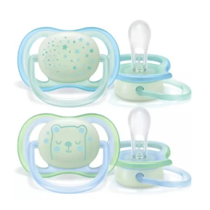 Avent Succhietto Ultra Air Night 0-6 Mesi 2 Pezzi