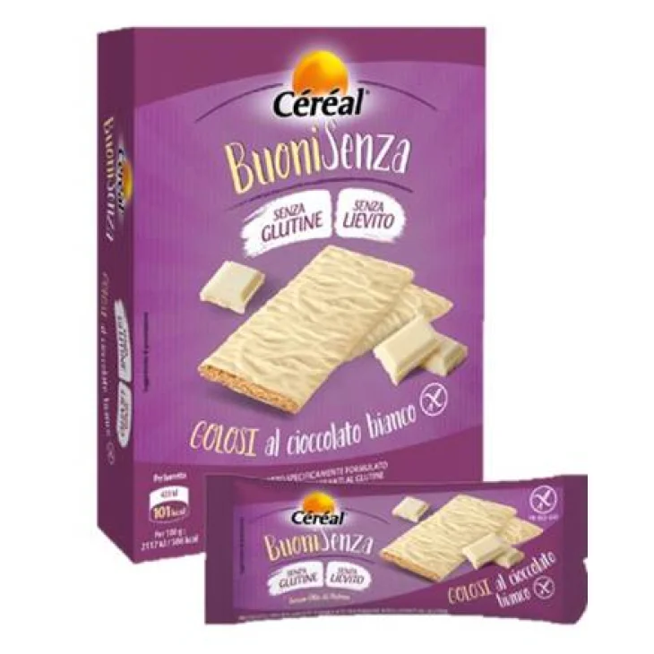Cereal Buoni Senza Golosi al Cioccolato Bianco Senza Glutine 120 g