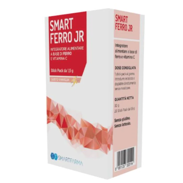 Smart Ferro Junior 20 Stick Pack Gusto Vaniglia