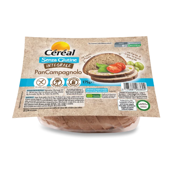 Cereal Senza Glutine Pan Campagnolo Integrale 175 g
