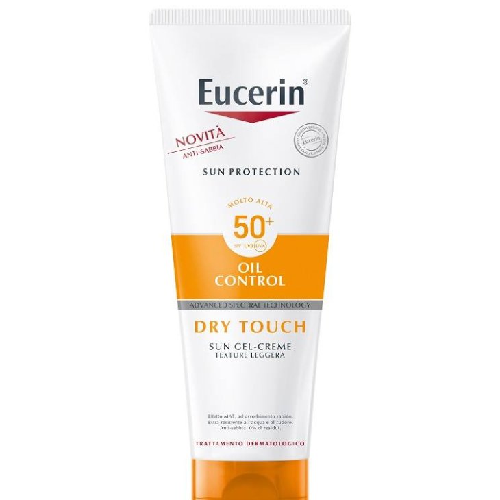 Eucerin Sensitive Protect Sun Crema-Gel Oil Control Dry Touch SPF50+ Crema solare 200 ml