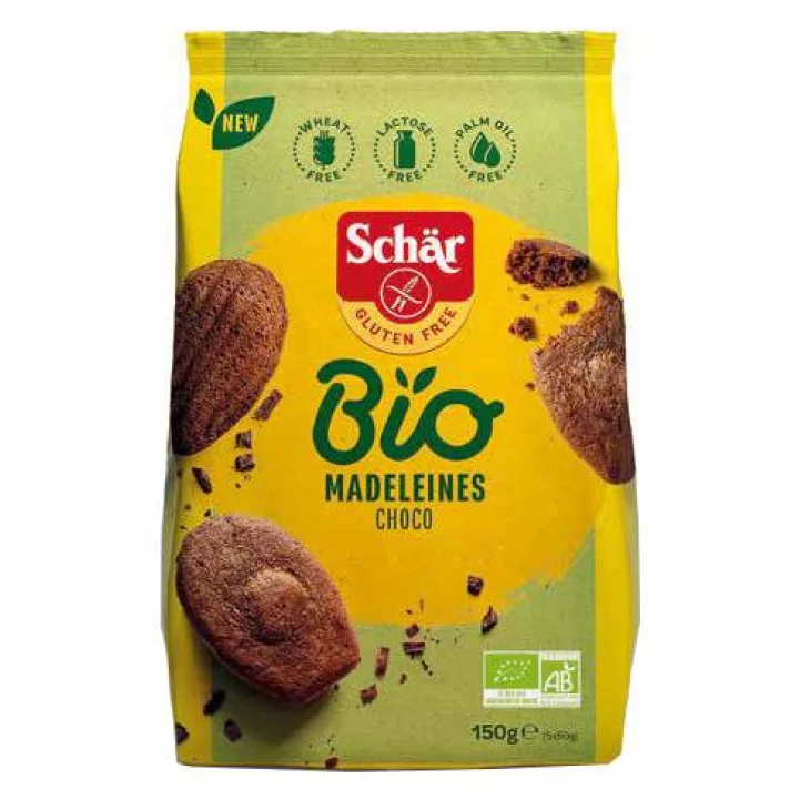 SCHAR BIO MADELEINES CHOCO 150 G