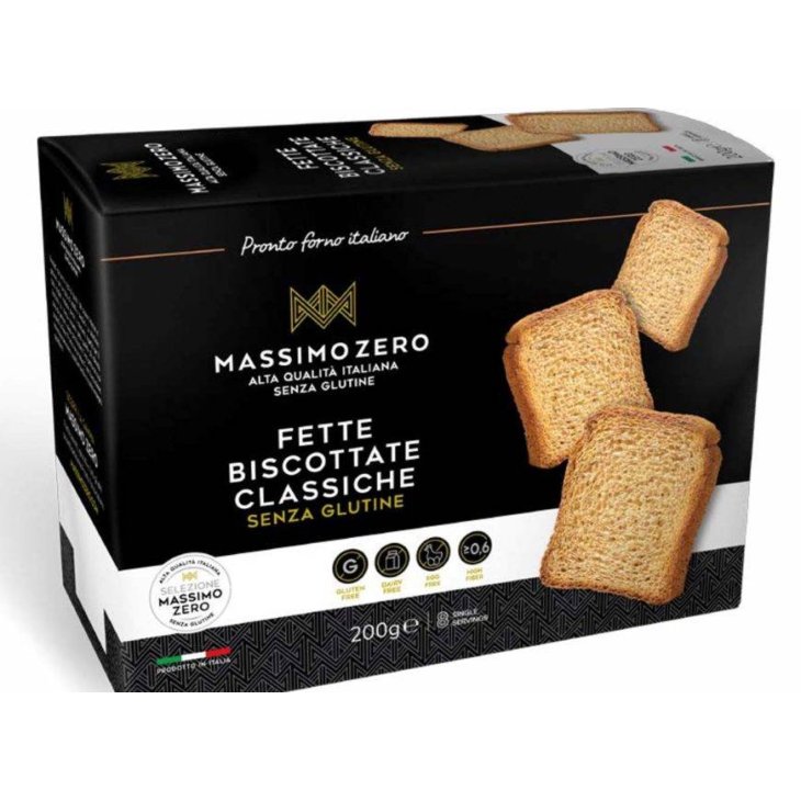 Massimo Zero Fette Biscottate Classiche Senza Glutine 200 g