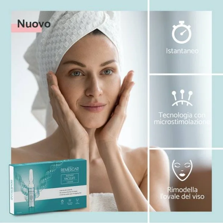 Remescar Effetto Lifting Instantaneo V-Shape 5 fiale X 2 ml