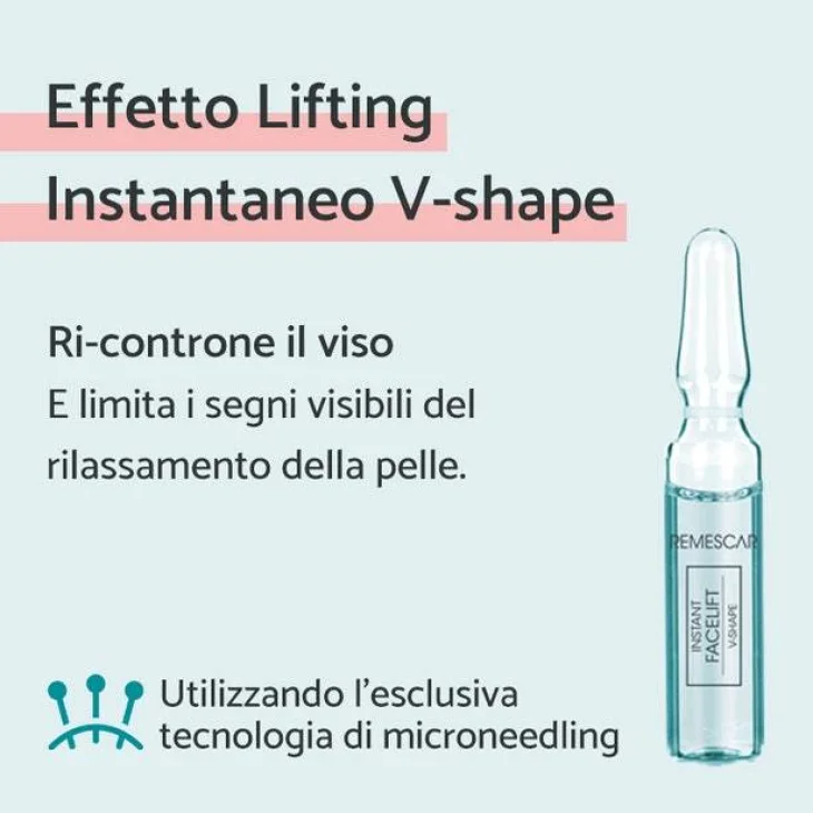 Remescar Effetto Lifting Instantaneo V-Shape 5 fiale X 2 ml